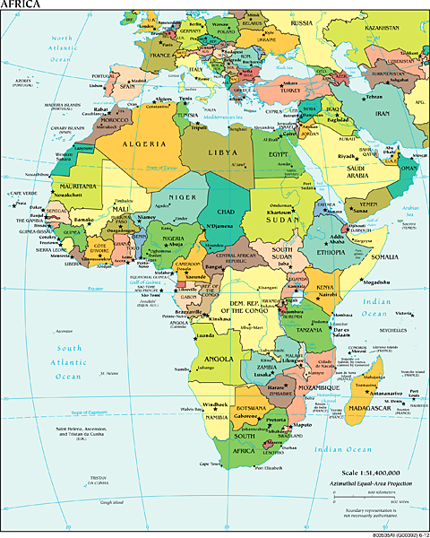 'Political_Africa'_CIA_World_Factbook